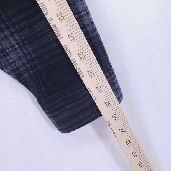 Freedom Foundry Men Dark Gray Black Plaid Shirt Size M - Picture 9 of 16